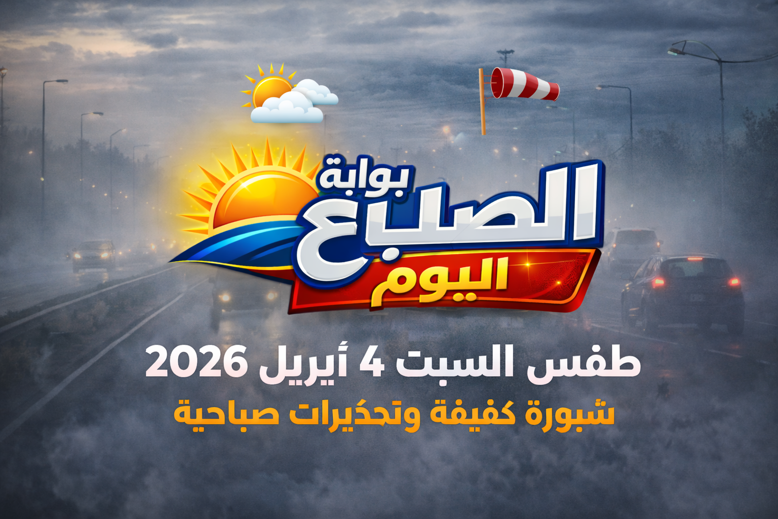 طقس السبت 4 أبريل.. شبورة كثيفة وتحذيرات صباحية